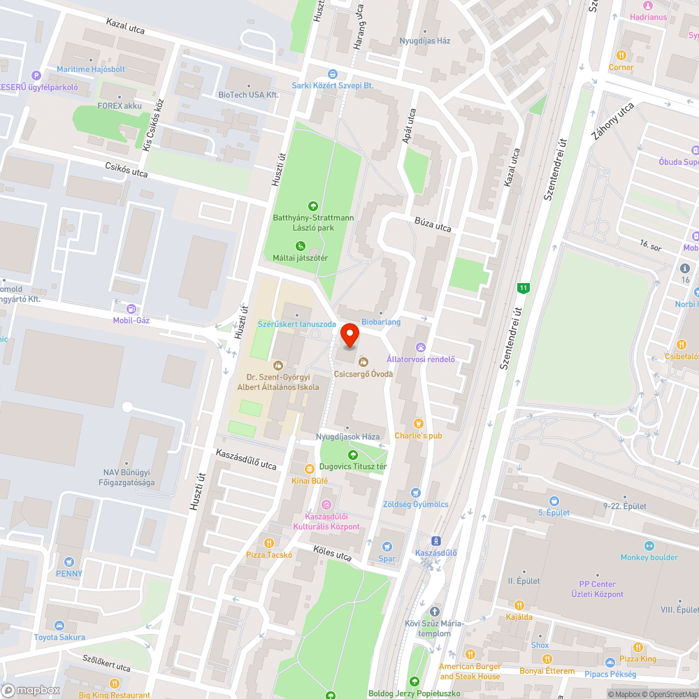 Kiszáradt fa egy óvodaudvar mellett bejelentés helye