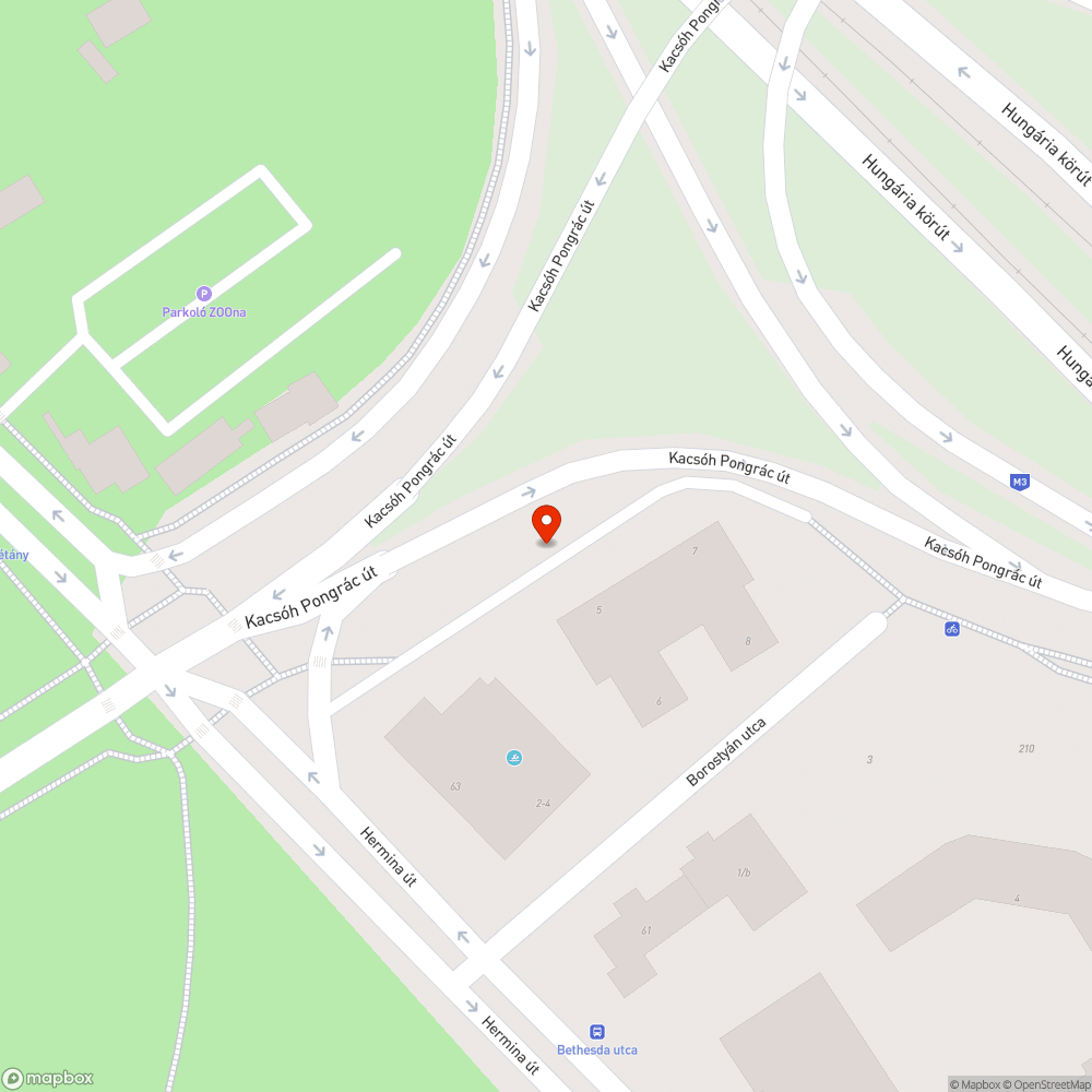 Parkoló? bejelentés helye