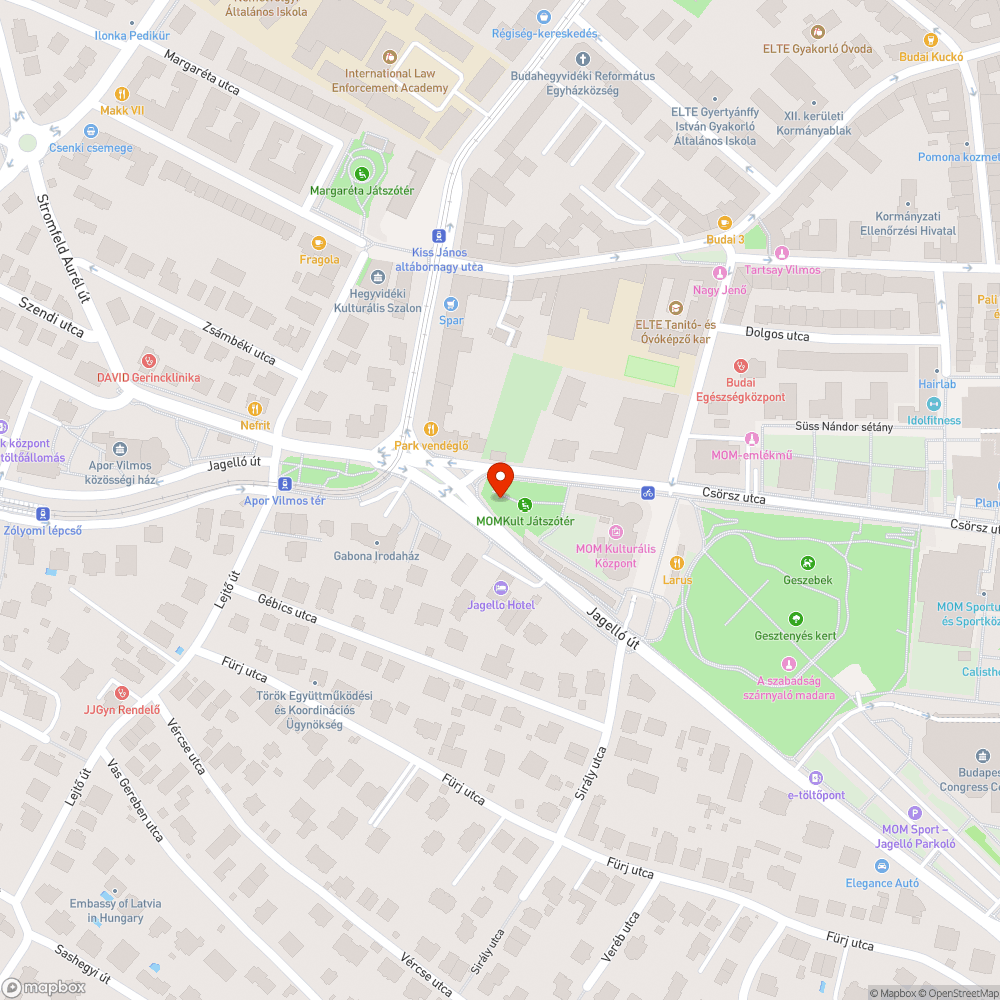 Játszótéri veszély bejelentés helye