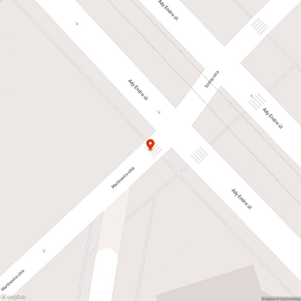 Kátyúk az úton bejelentés helye