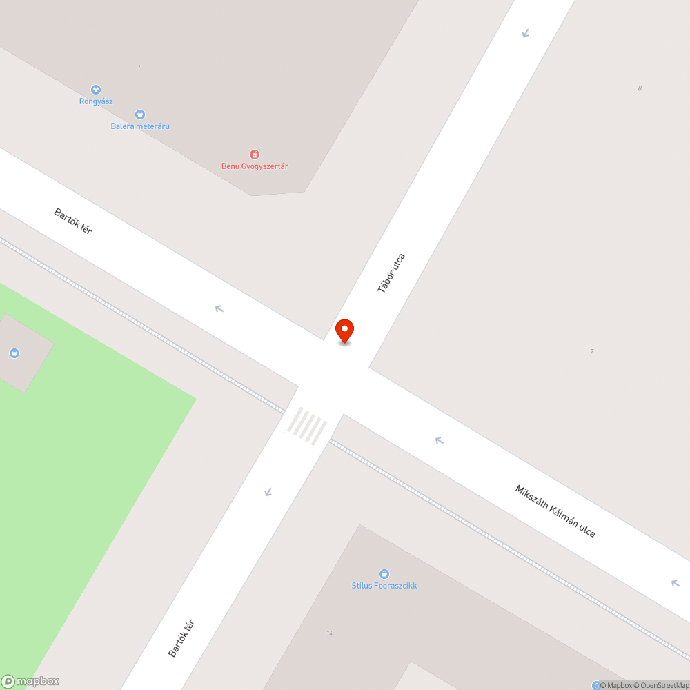 Láthatatlan gödör bejelentés helye