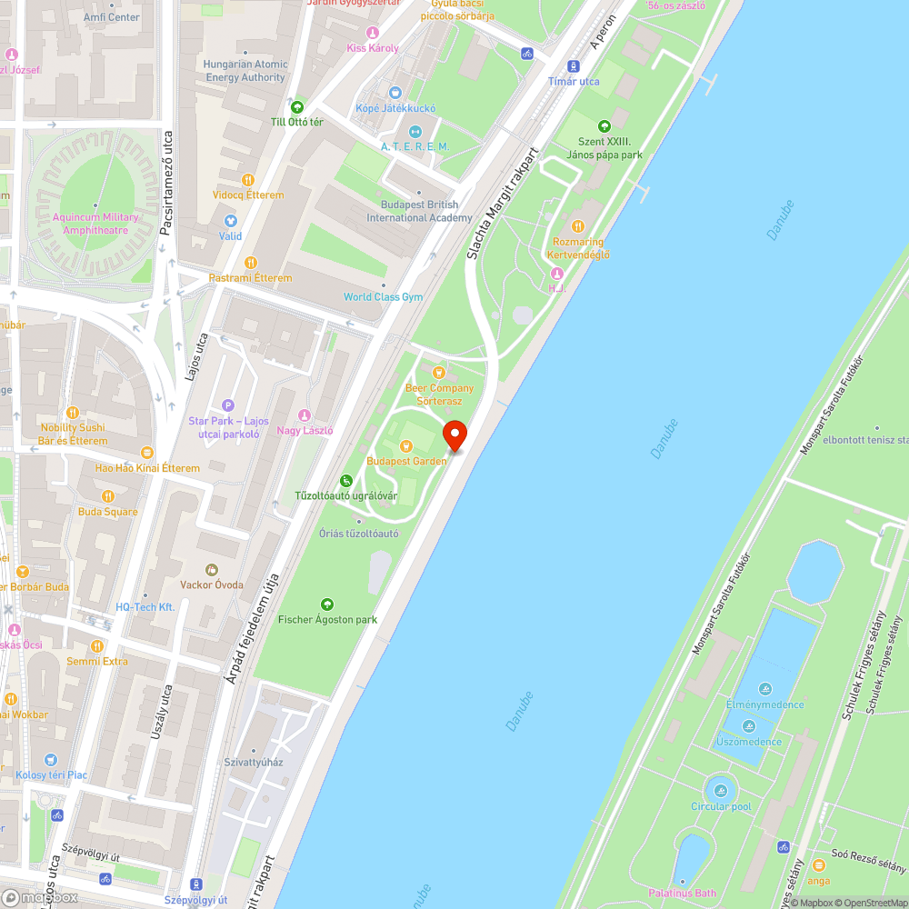 Kerékpárútra potyogó betondarabok bejelentés helye