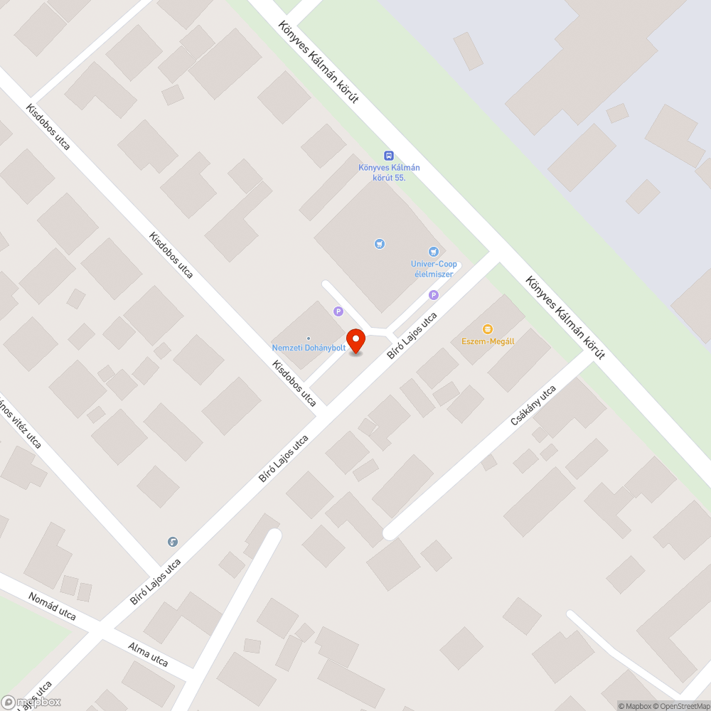 Erősen megsüllyedt padka a Bíró Lajos utcán bejelentés helye