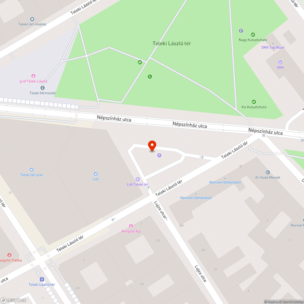 Lerobbant autó bejelentés helye