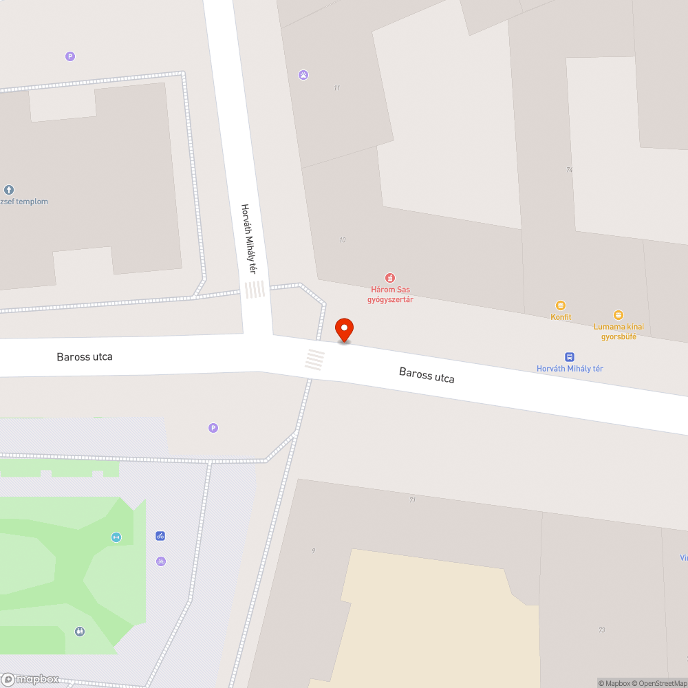 Kiszáradt fa bejelentés helye