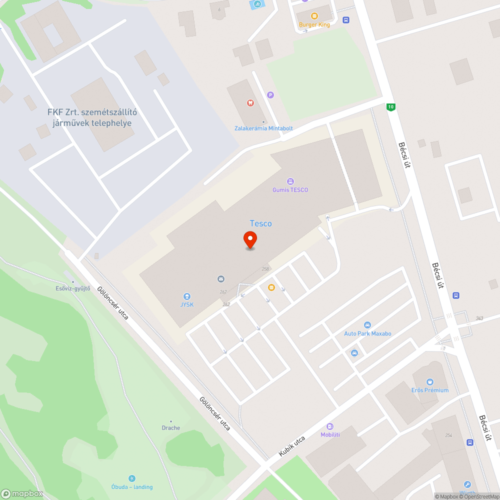 Megdőlt a poller nagyon bejelentés helye