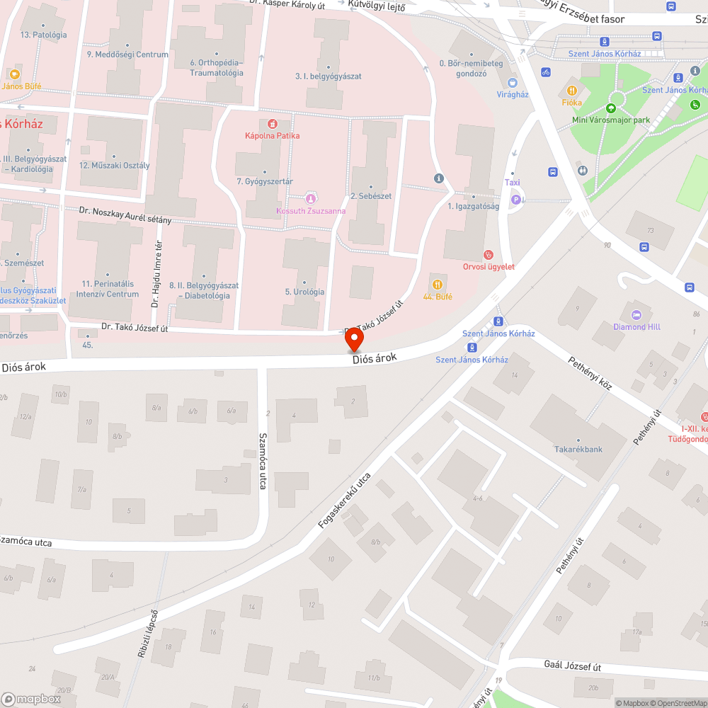 Megborult forgalomterelő dézsa bejelentés helye