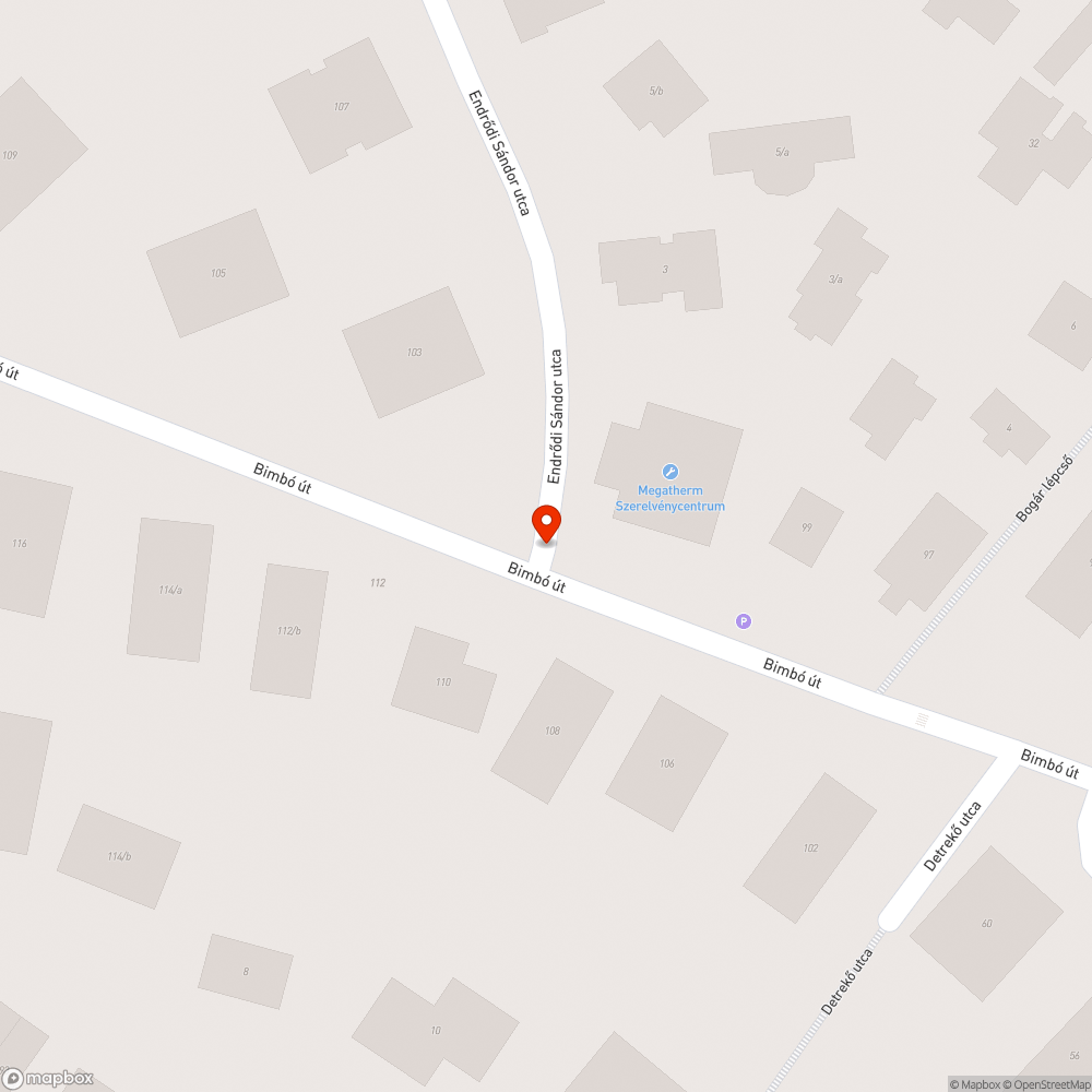 Csatorna bejelentés helye