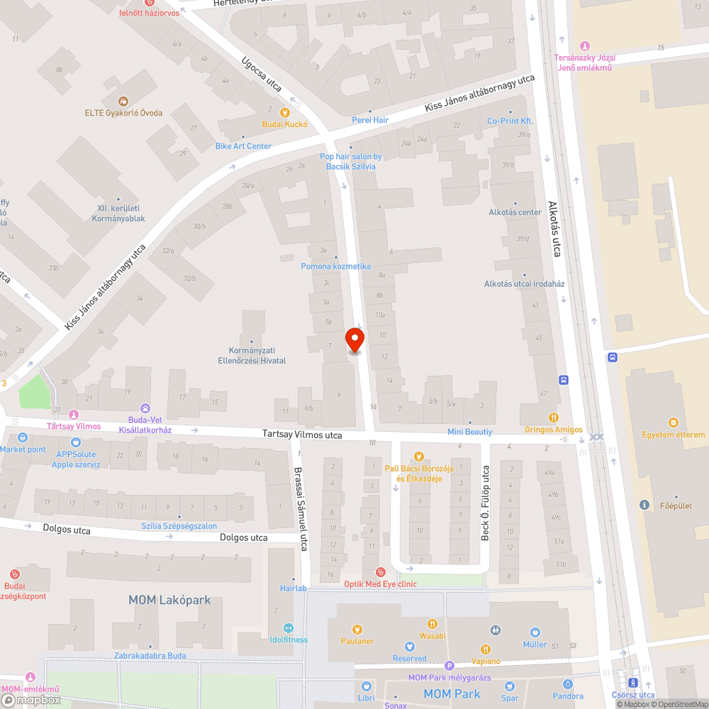 Lom a Kléh István utcában bejelentés helye