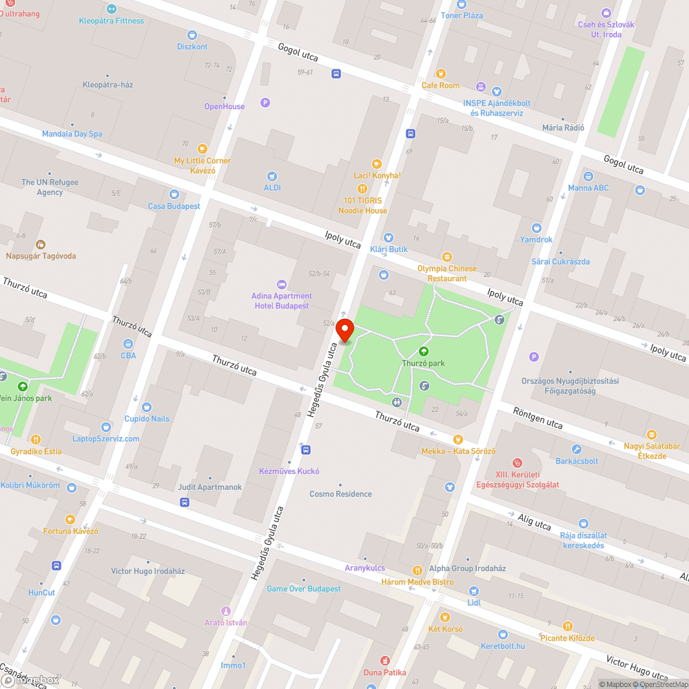 Szabadtéri kréta tábla bejelentés helye