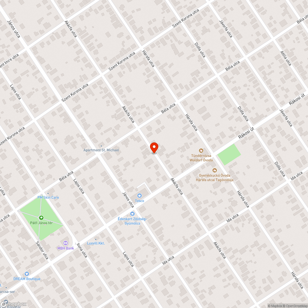 Halott fenyő az akácfa utcában bejelentés helye