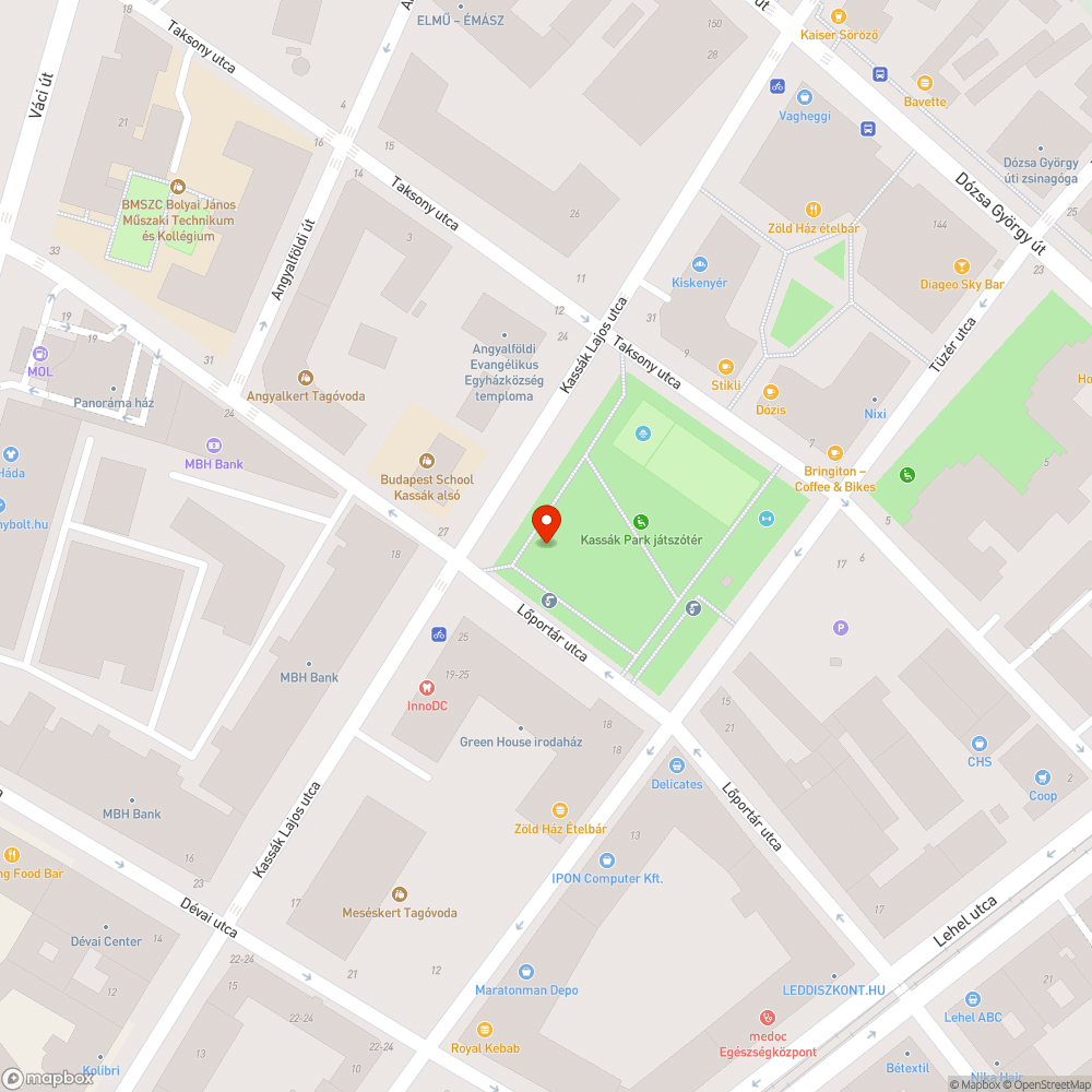 Játszótéri trambulin bejelentés helye