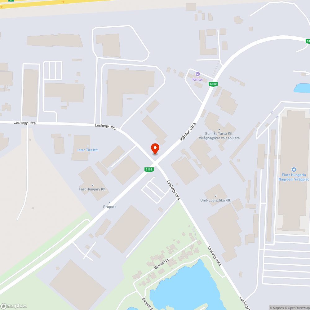 Veszélyes kátyú bejelentés helye