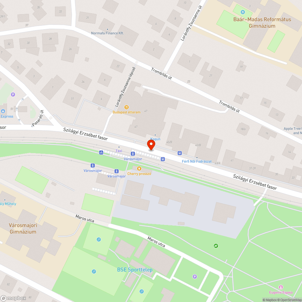 Megálló takarítása bejelentés helye