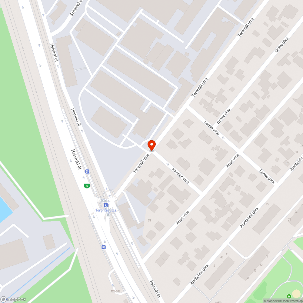 Benőtt járda bejelentés helye