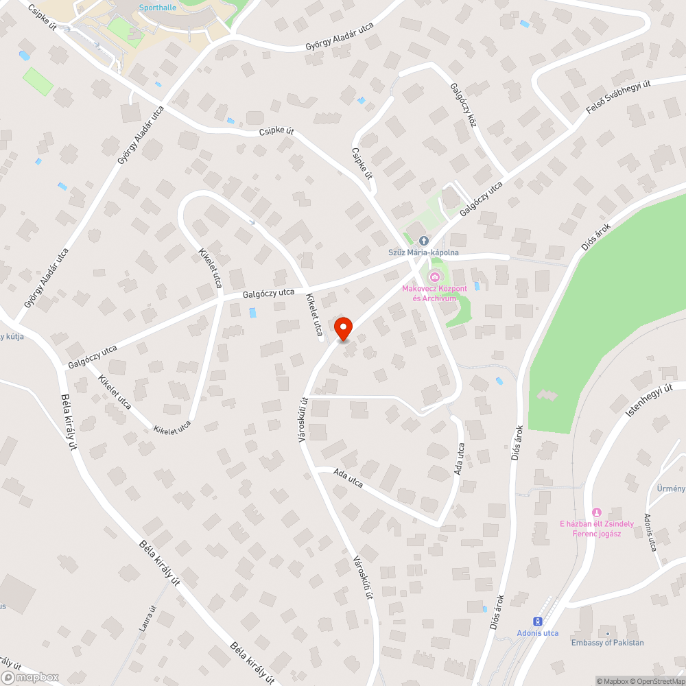 Letört, nagyméretű faág bejelentés helye