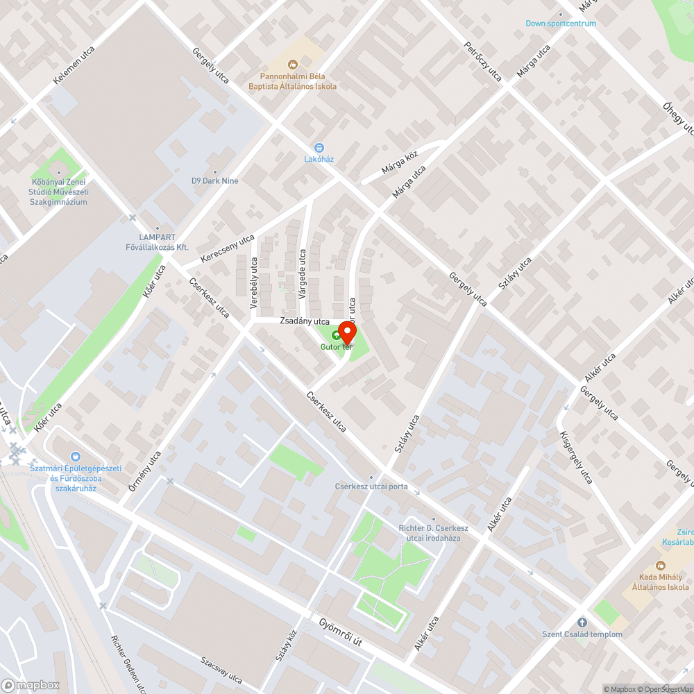 Megrongált fák bejelentés helye