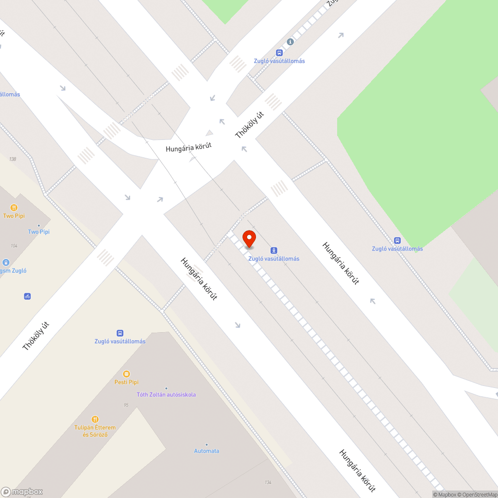 Zugló vasútállomás villamos megálló nem működő kijelzője bejelentés helye