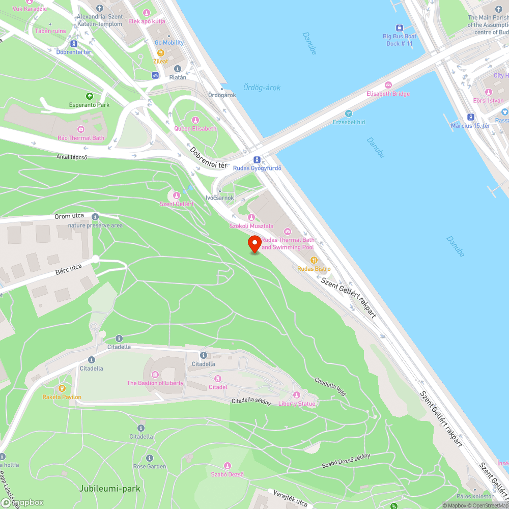 Graffitis pad bejelentés helye