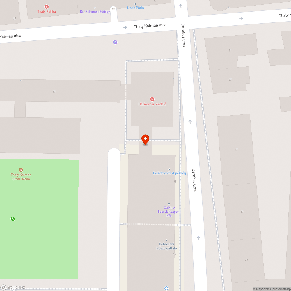 Elhagyott, forgalmi rendszám nélküli jármű a Darabos utcán bejelentés helye