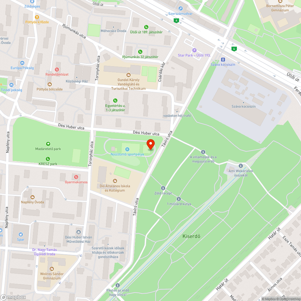 Szemetelés bejelentés helye