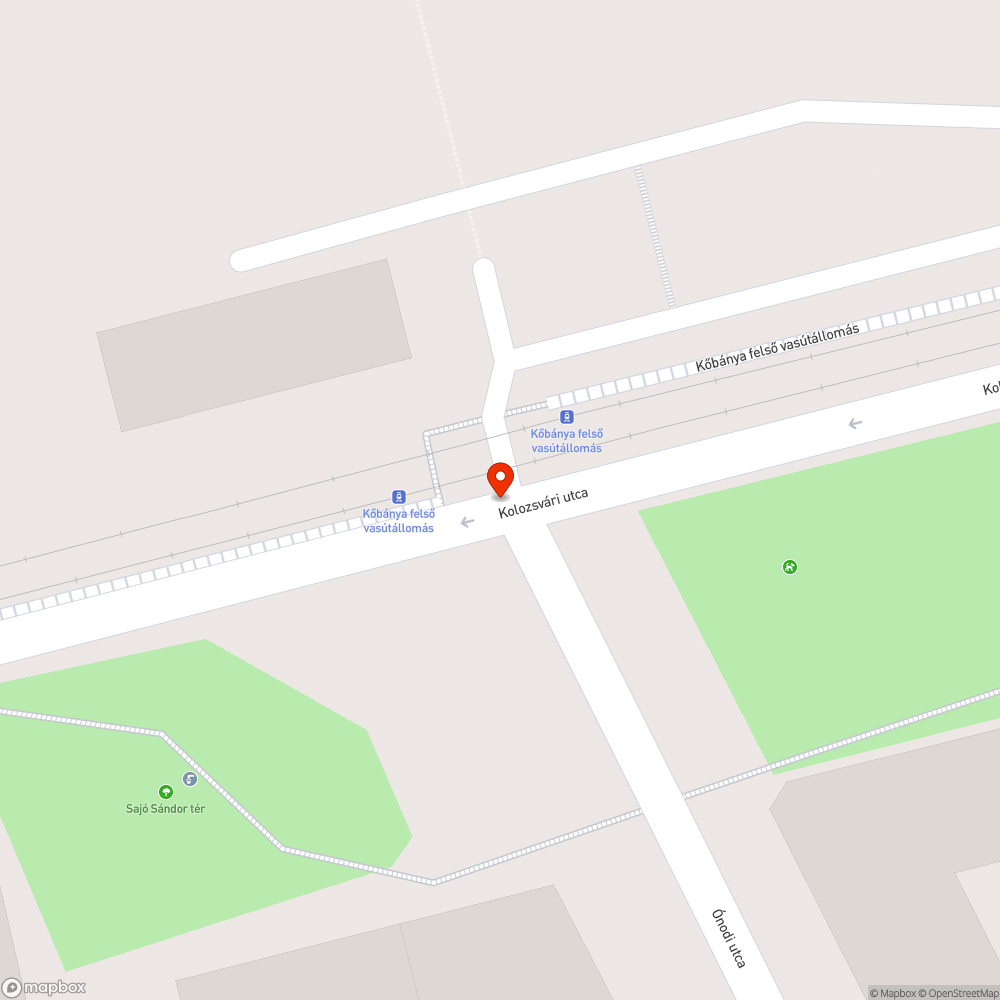 Megkopott zebra bejelentés helye