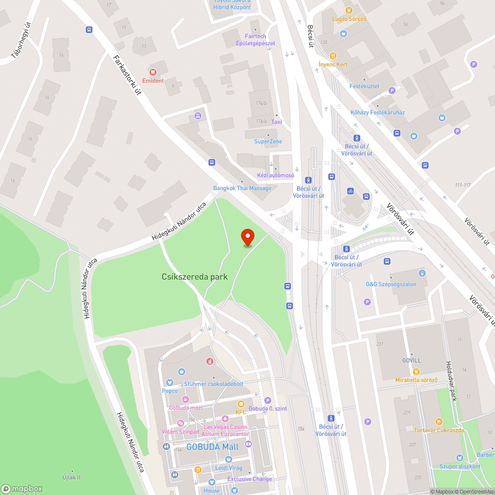 Hiányzó járdakockák a GoBudához felvezető járdán bejelentés helye