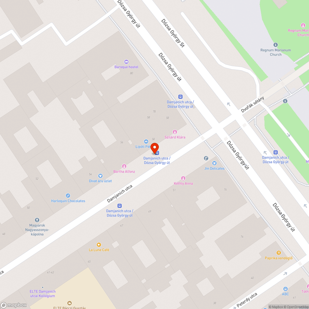 Törött járdaszegély bejelentés helye