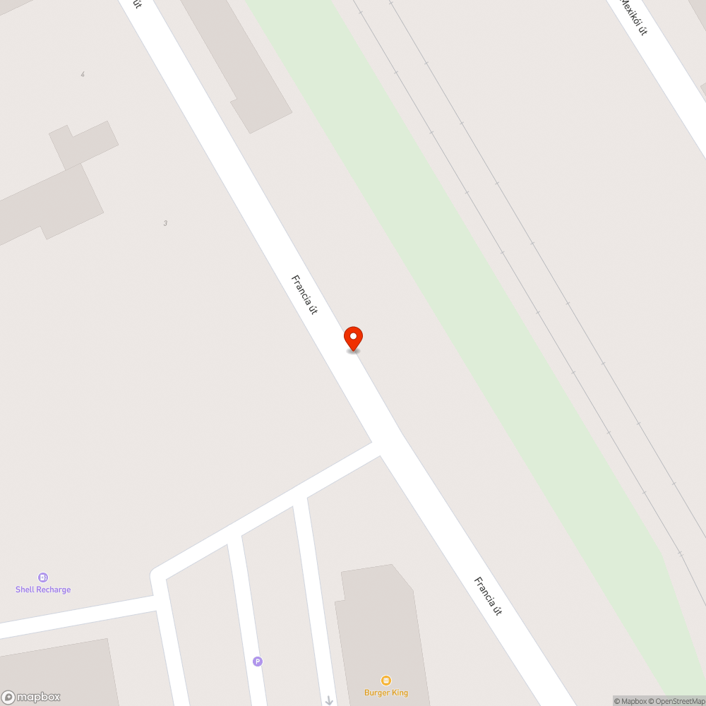 Elhagyott autó bejelentés helye