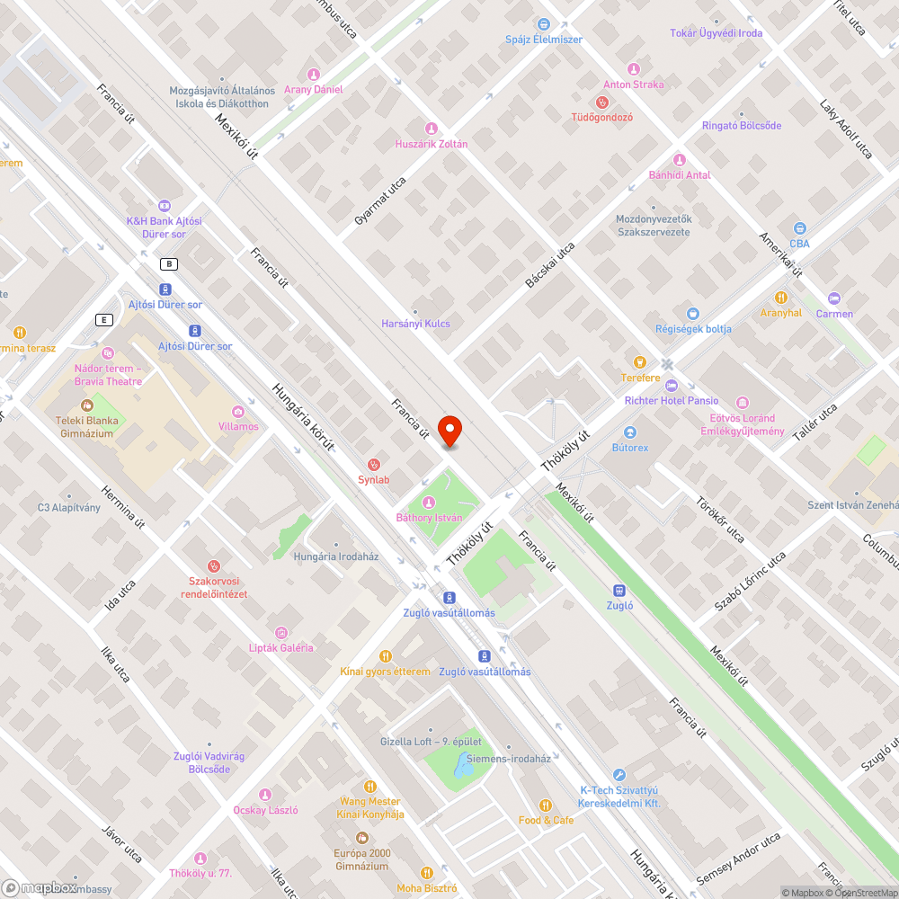 Illegális szemet Báthory Istvan térnél bejelentés helye