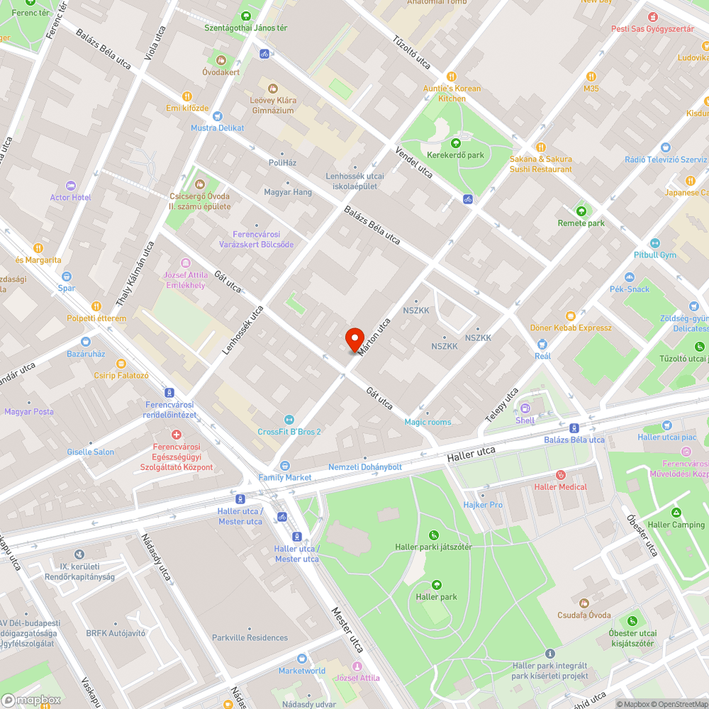 Porszennyezés bejelentés helye