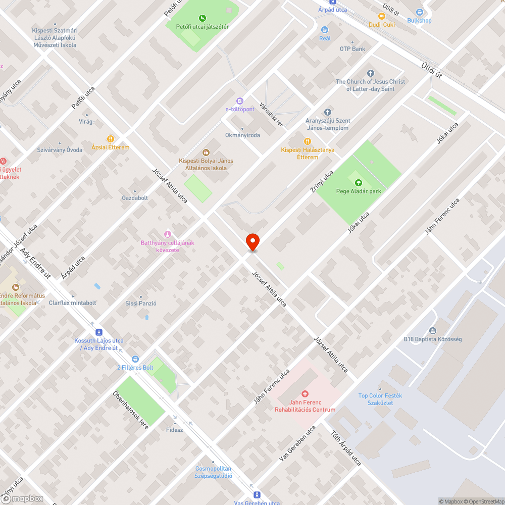 Égett szemét bejelentés helye