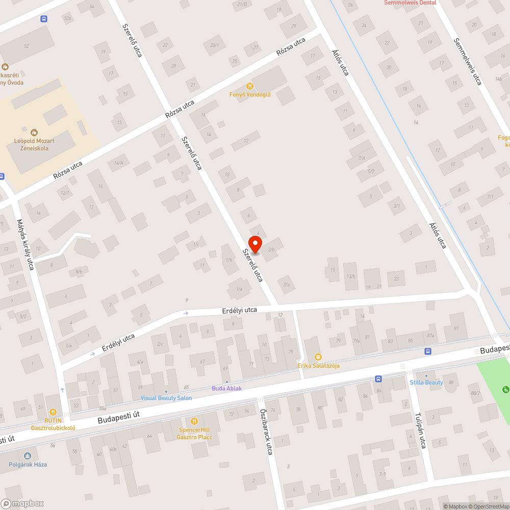 Járhatatlan járda bejelentés helye