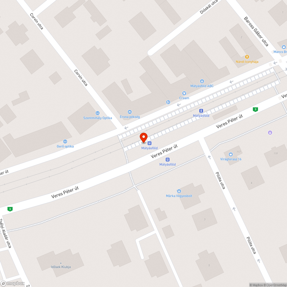 Gödör a jegyautomata mögött bejelentés helye