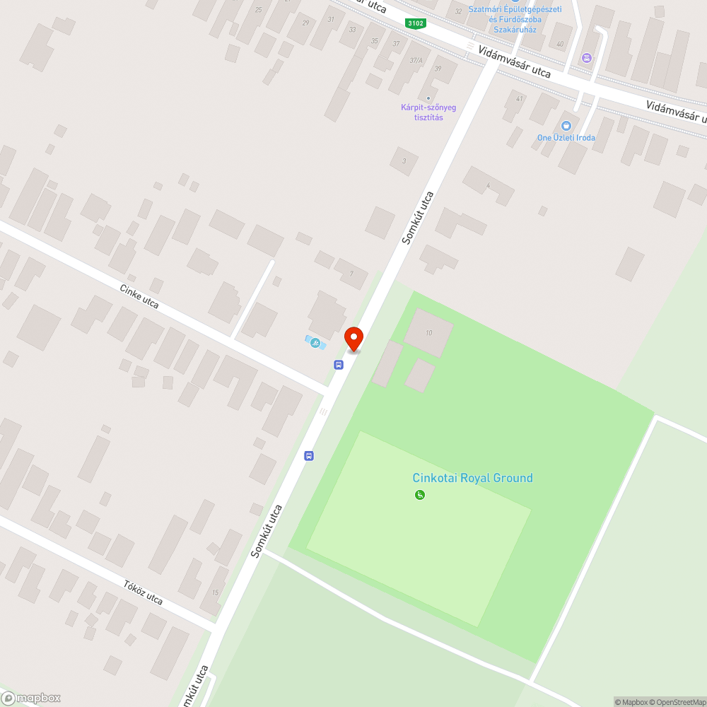 Eltömődött víznyelőrács bejelentés helye