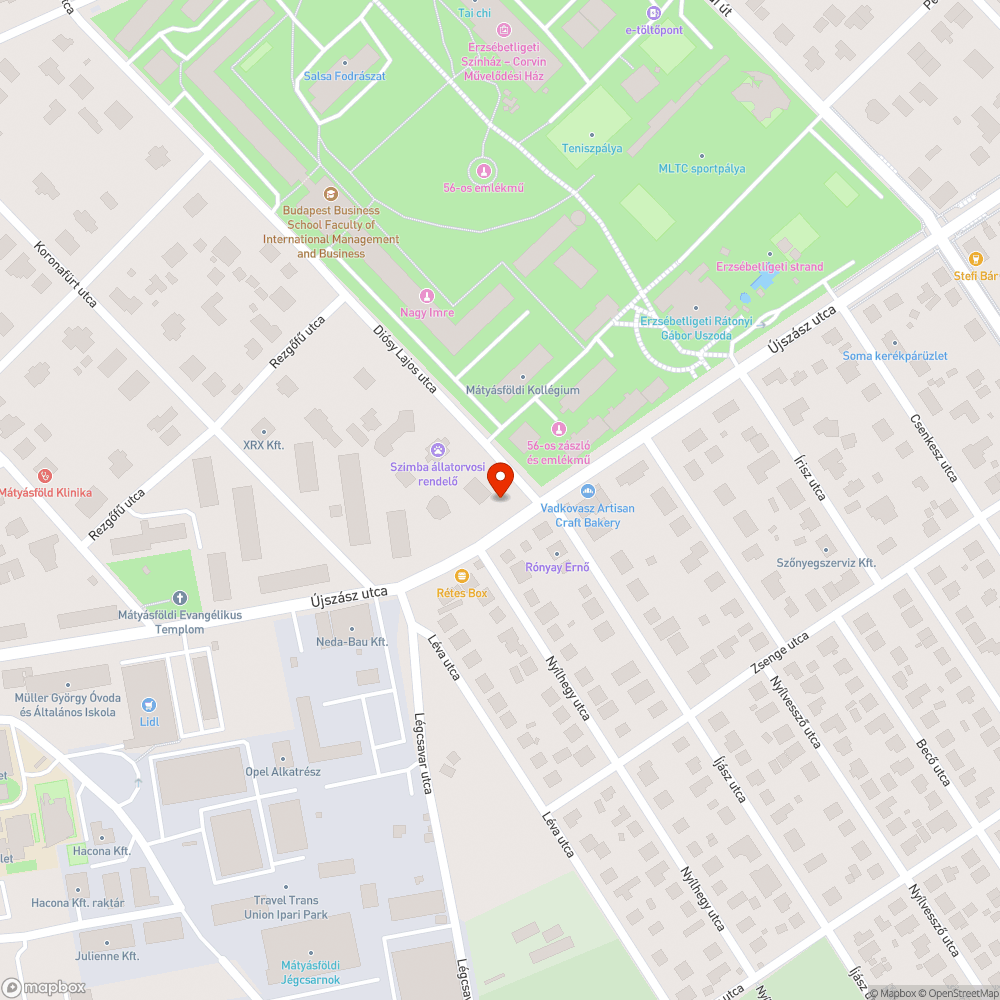 Elhanyagolt épület bejelentés helye