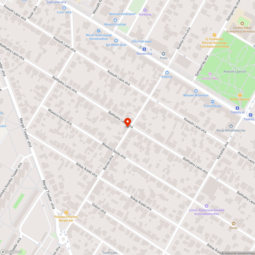 Telekom szekrény bejelentés helye