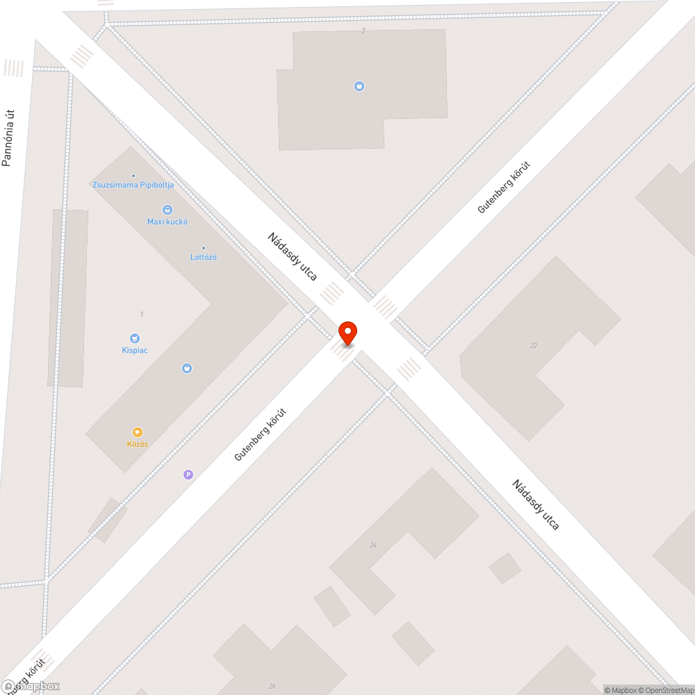 Eldugult vízelvezető bejelentés helye