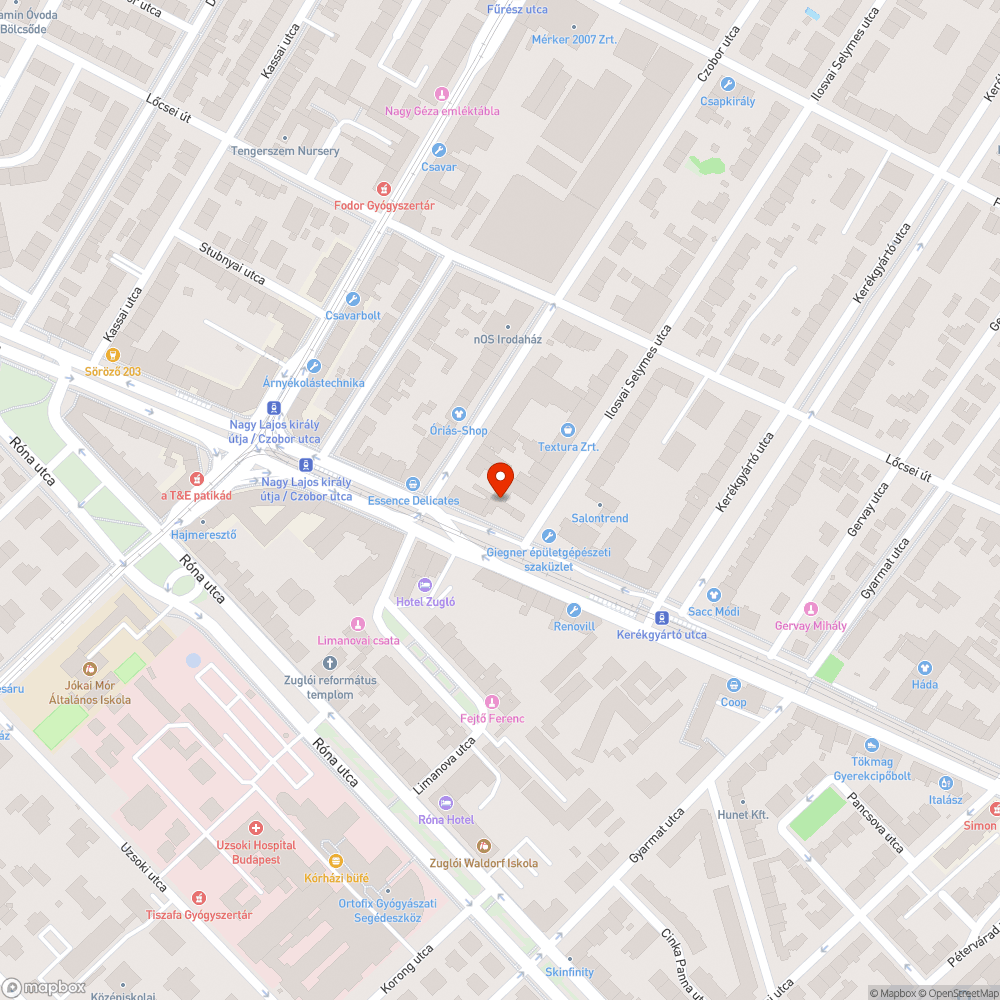 Elhagyott autó bejelentés helye