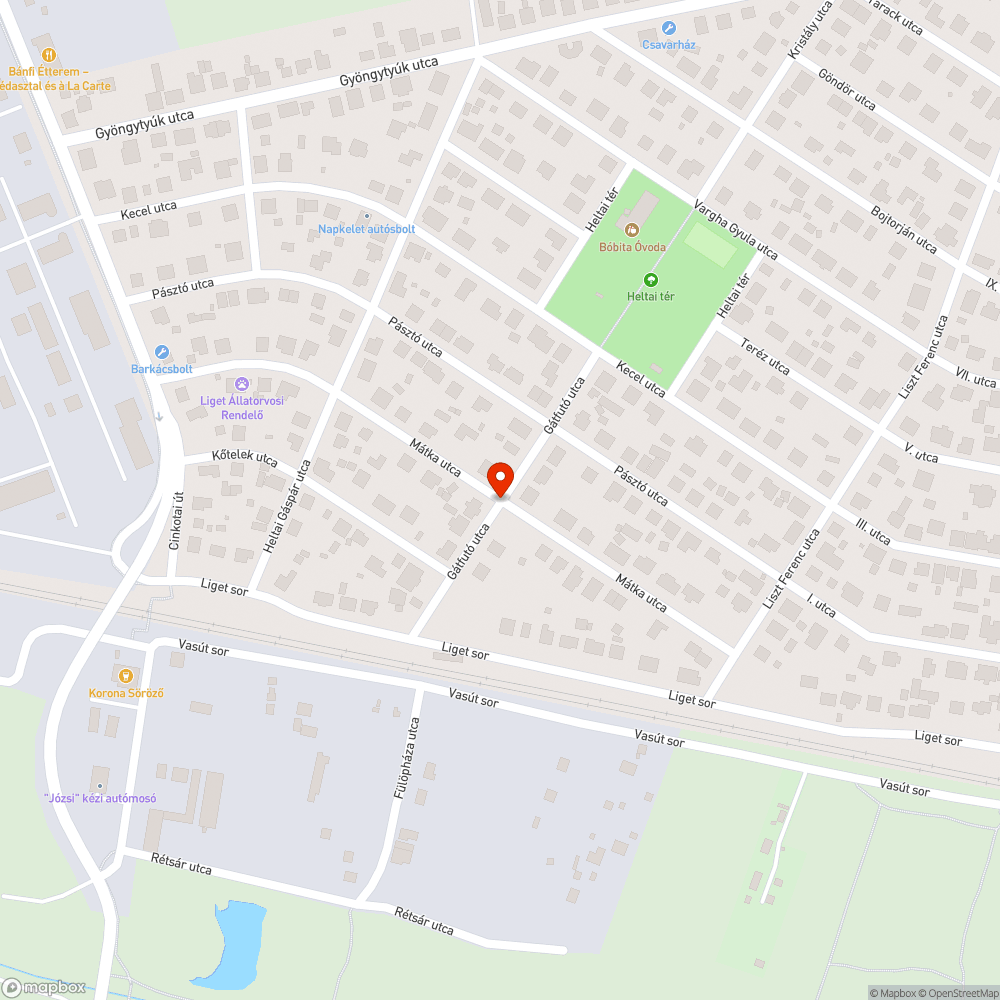 Beszakadó fedlap bejelentés helye