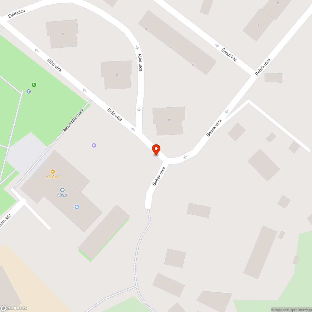 Zöldhulladék bejelentés helye