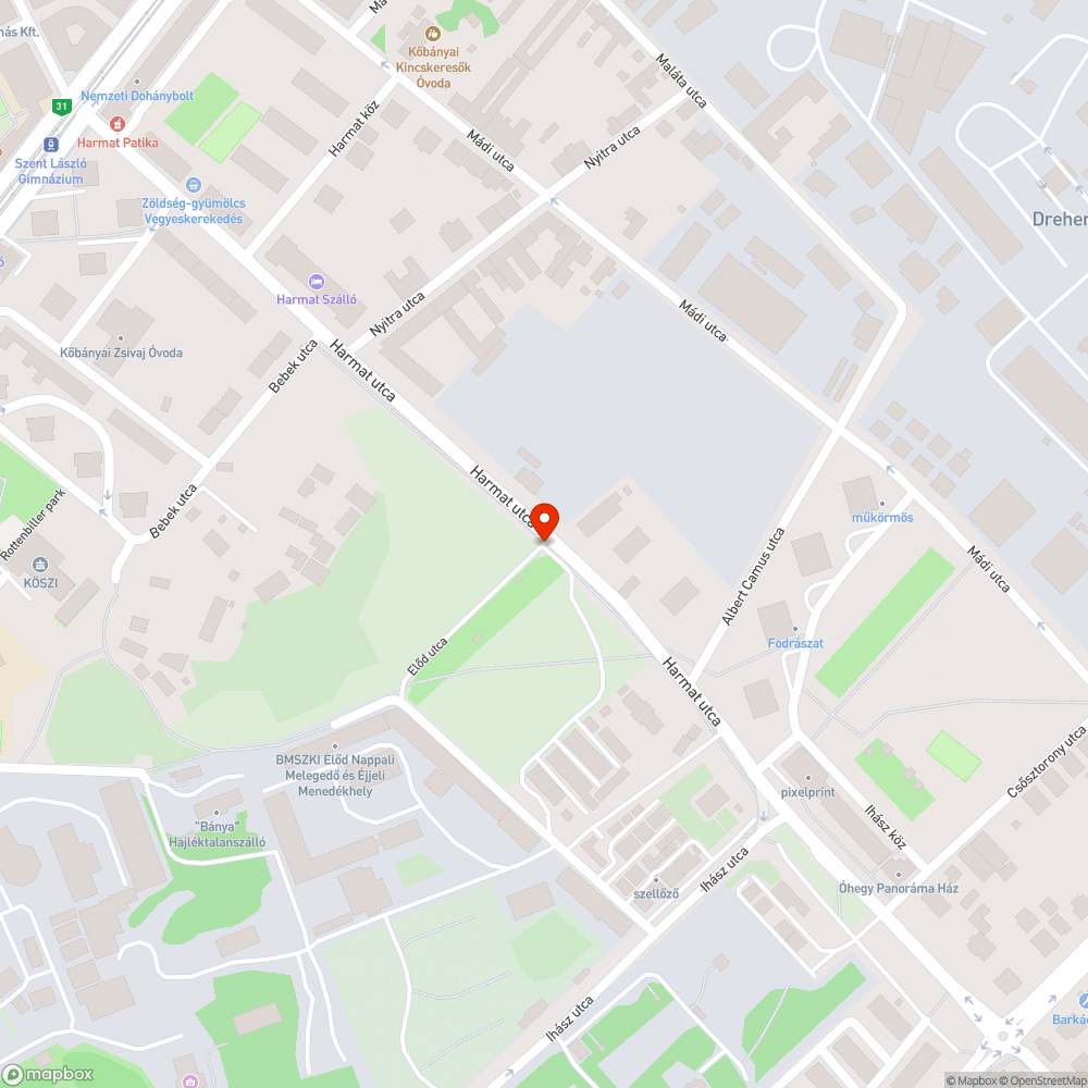 Lerombolt kuka bejelentés helye