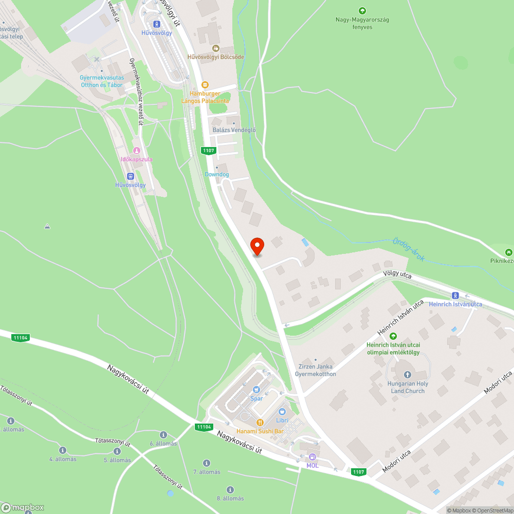Járda akadály bejelentés helye