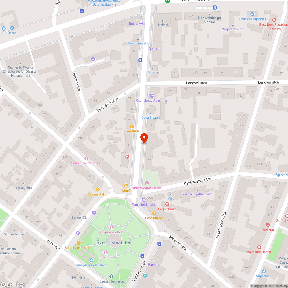 Szabálytalan parkolás bejelentés helye
