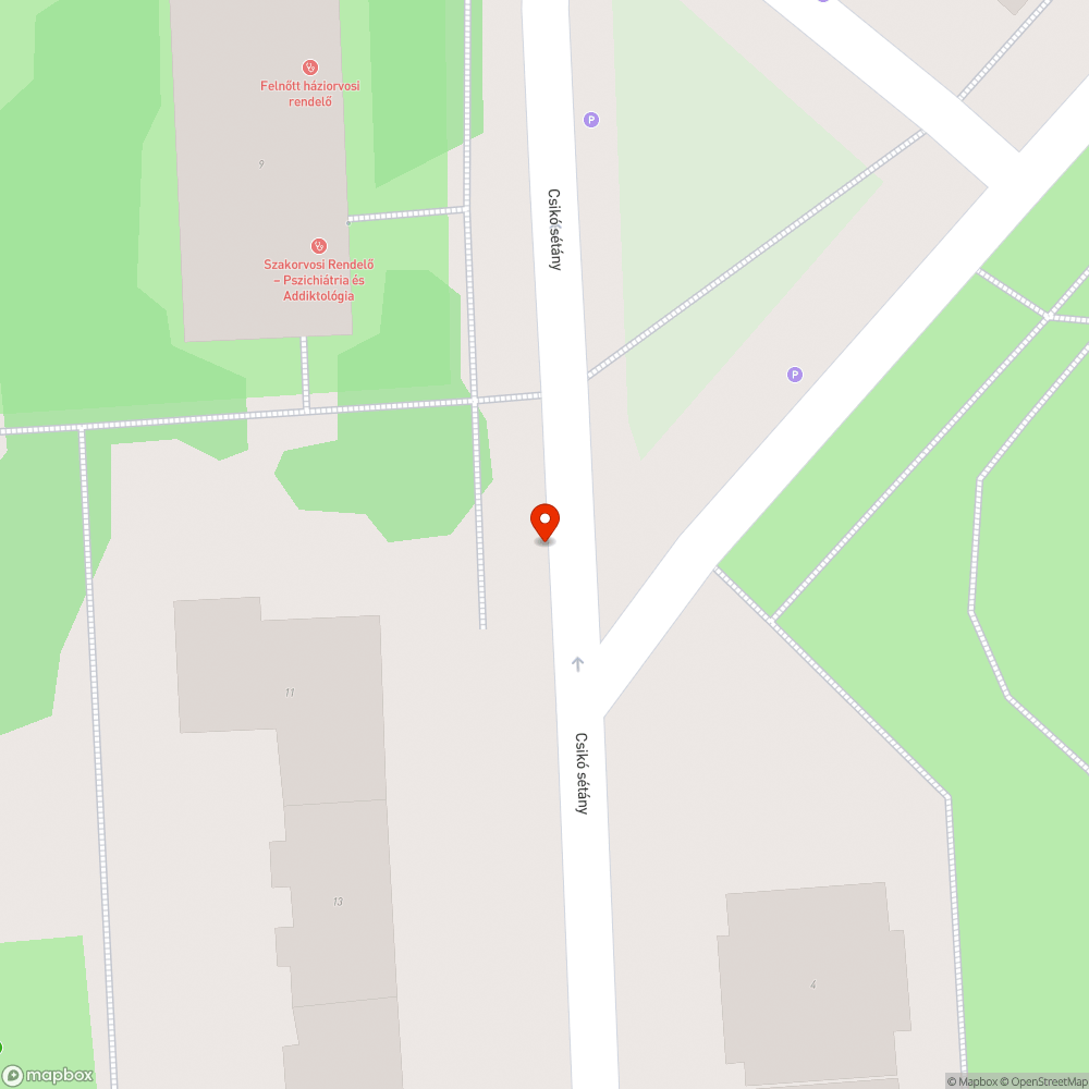 Parkolóhelyek bejelentés helye