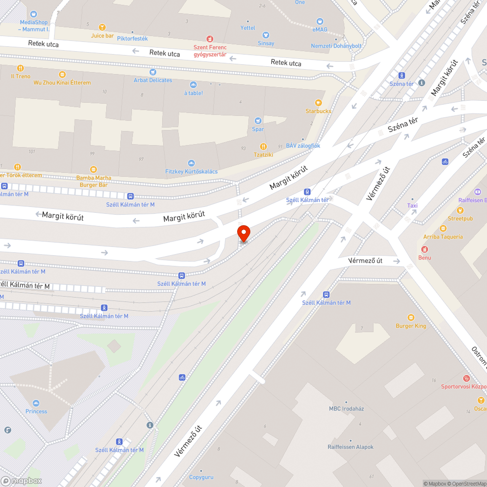 A Széll Kálmán téri kukák bejelentés helye