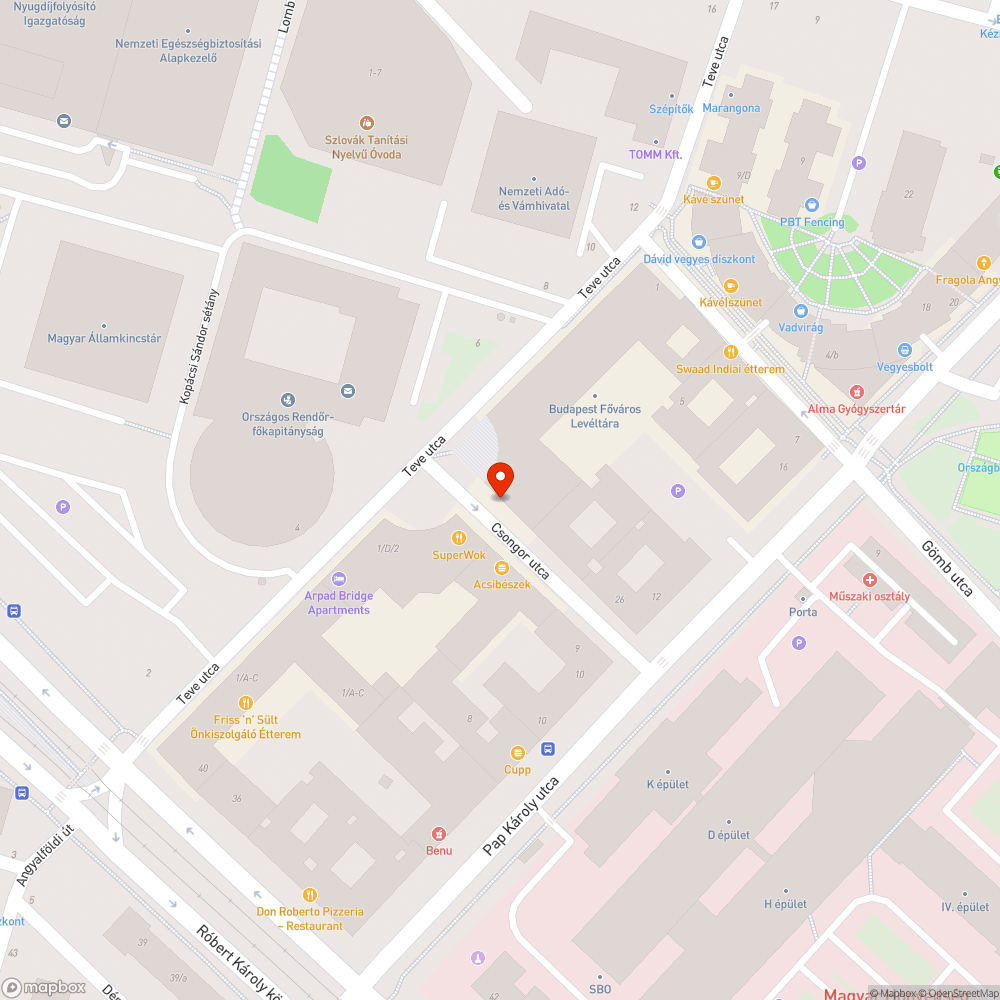 Elhanyagolt zöldsáv bejelentés helye