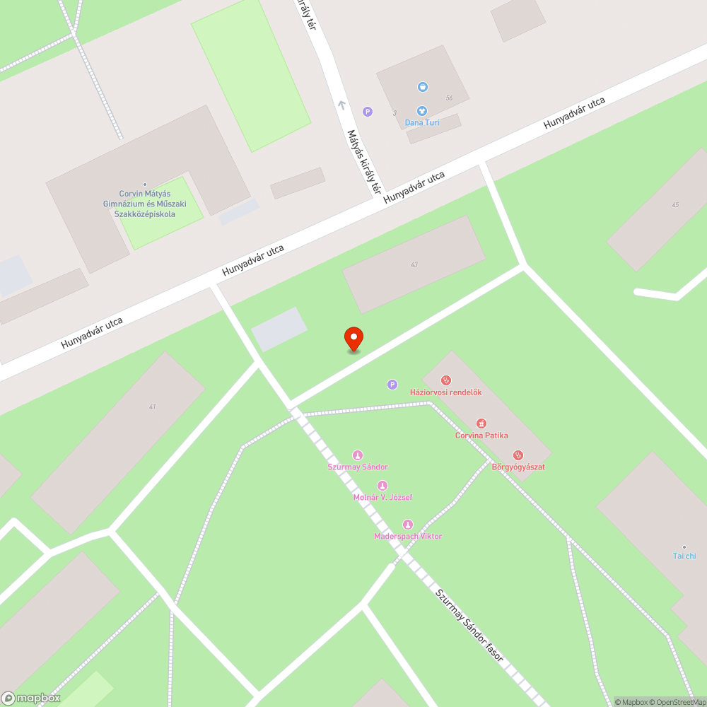 Elhagyatott autó bejelentés helye