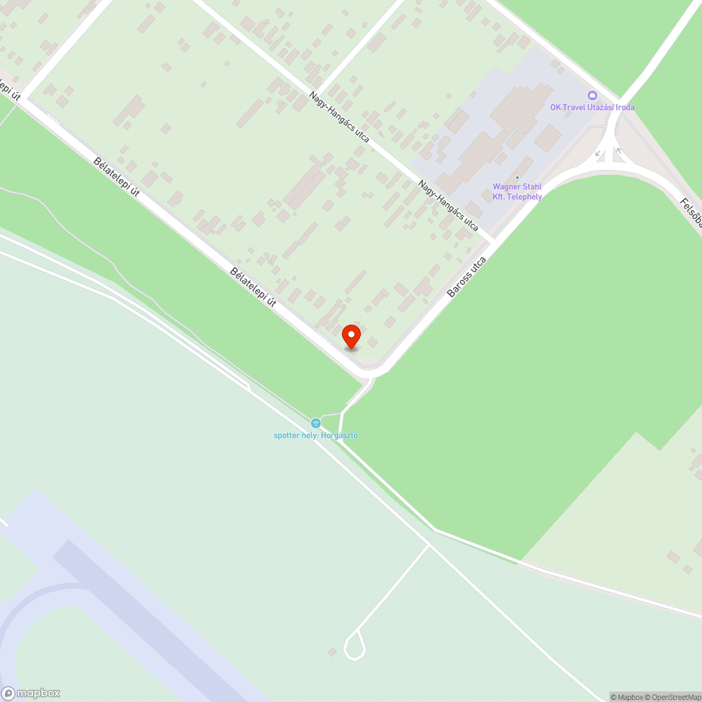 Elhagyott autó bejelentés helye