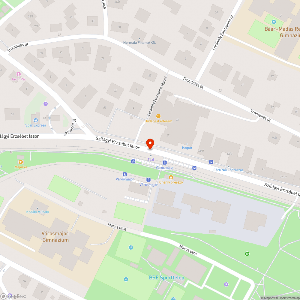 Taxidroszt bejelentés helye